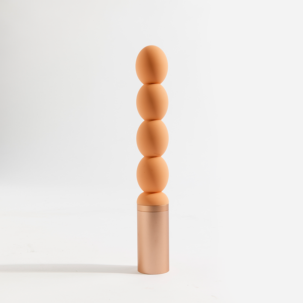 LovGlo Viva in Peach, slim IPX7 waterproof vibrator